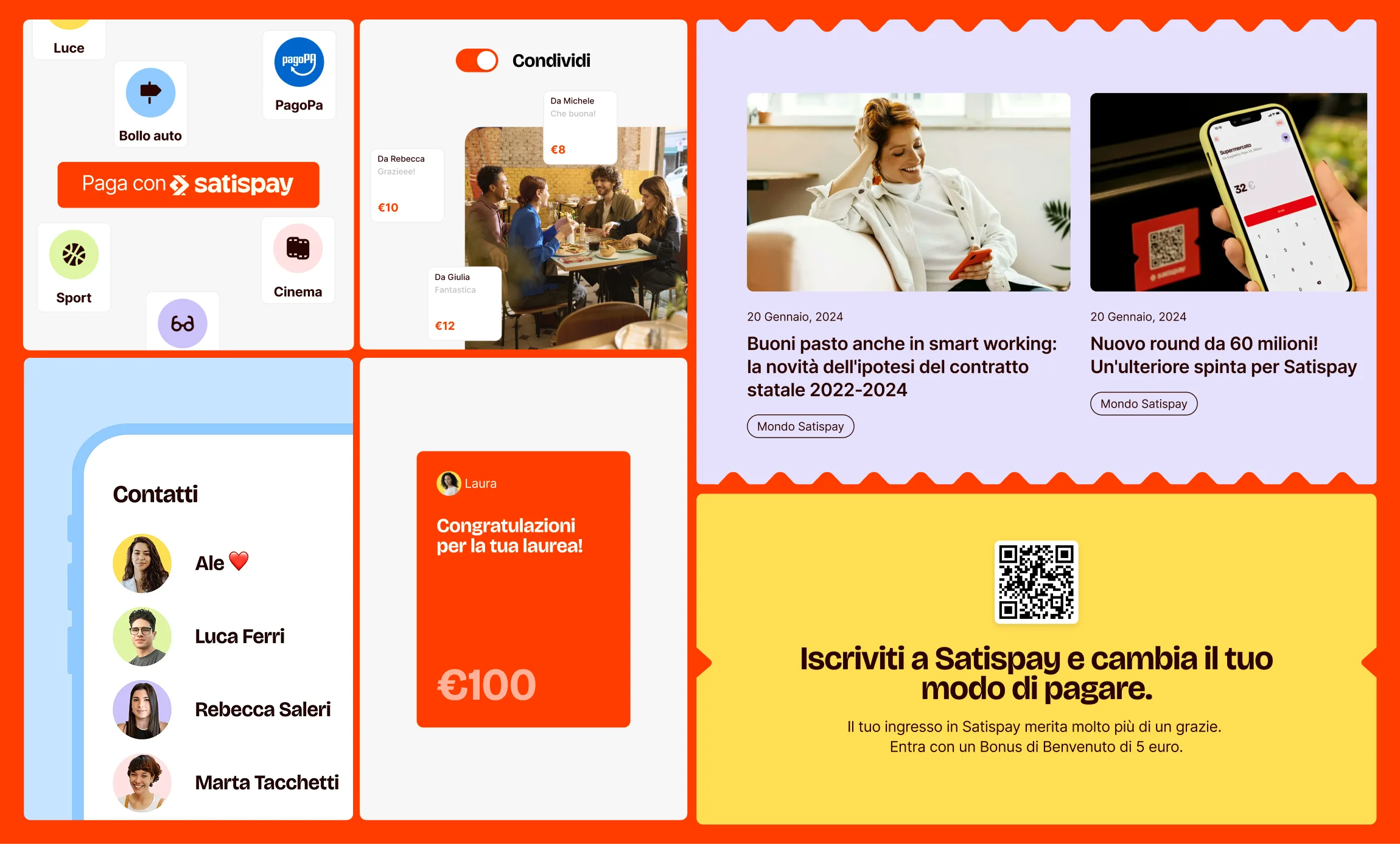 Image that shows some Satispay Asset
