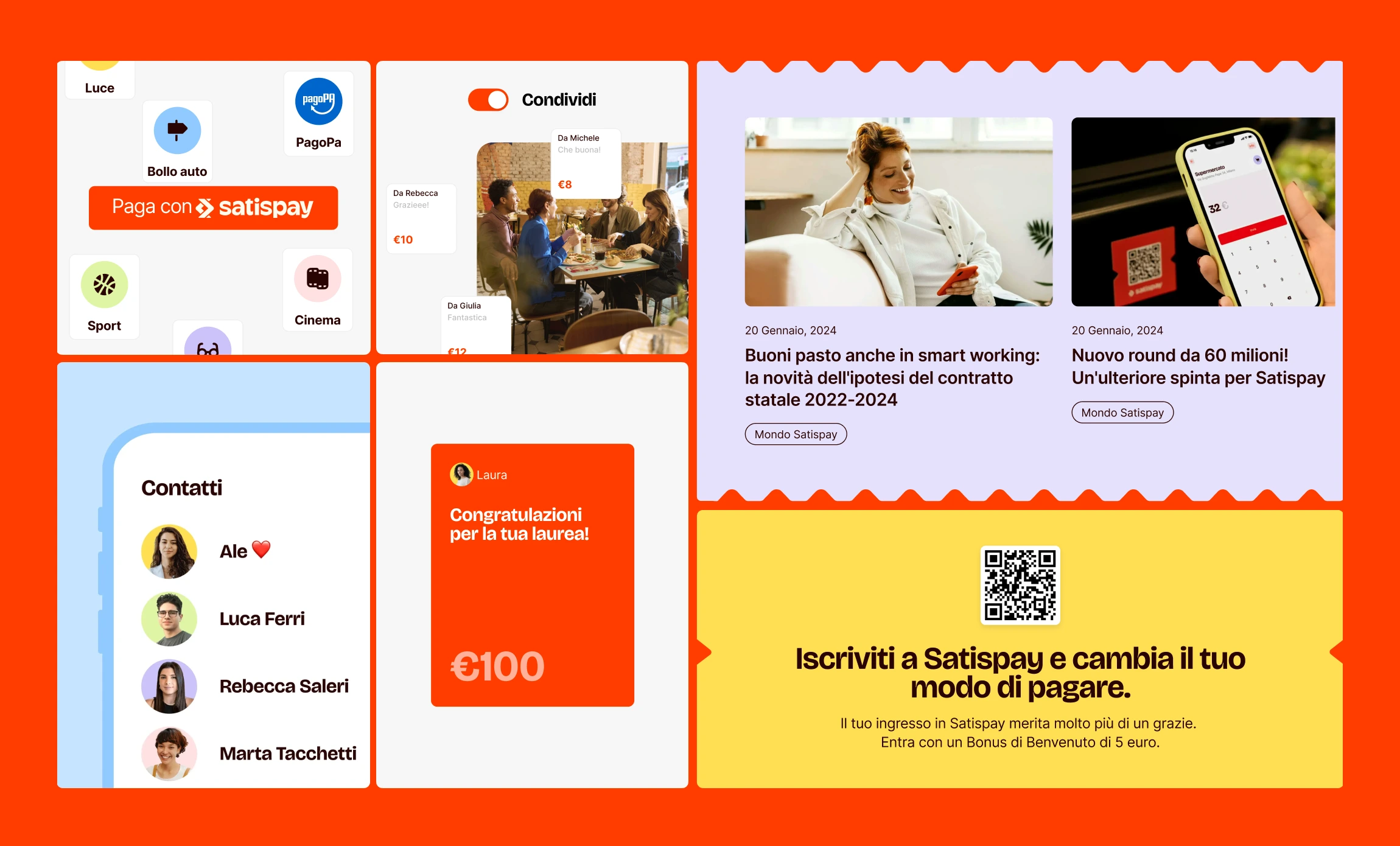 Image that shows some Satispay Asset